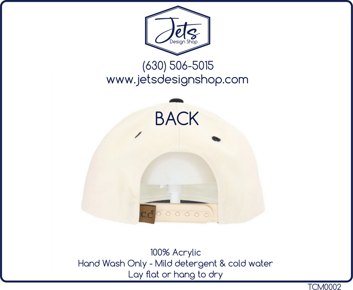 MRS. C.C. Embroidered Trucker Hat