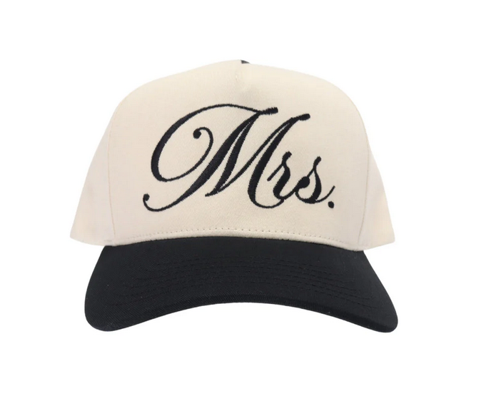 MRS. C.C. Embroidered Trucker Hat