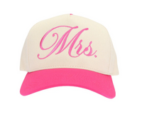 MRS. C.C. Embroidered Trucker Hat