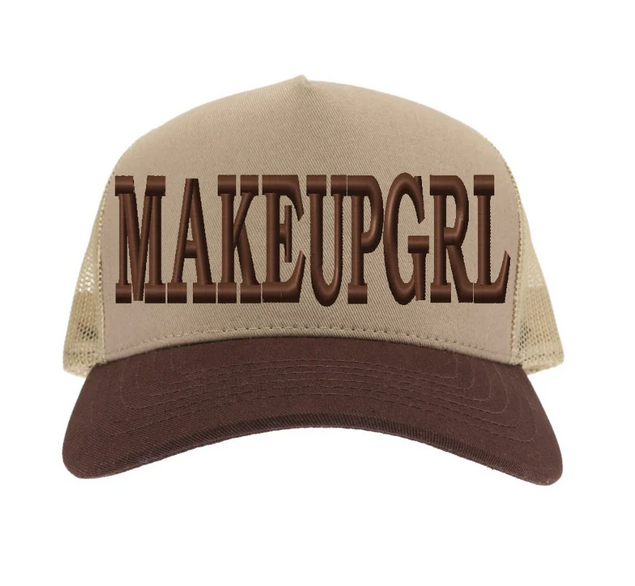 MakeUpGrl C.C. Embroidered Trucker Hat
