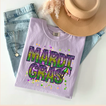 Mardi Gras (Faux Glitter)