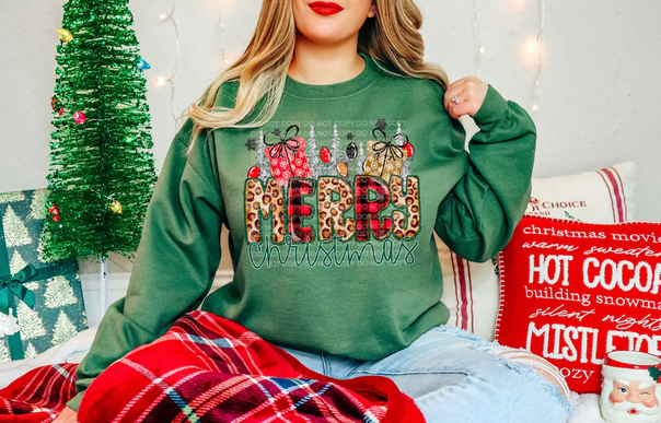 Merry Christmas (Leopard & Checkered)