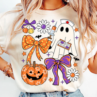 Nurse Coquette Halloween Collage