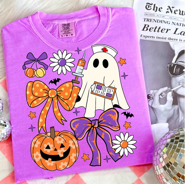 Nurse Coquette Halloween Collage