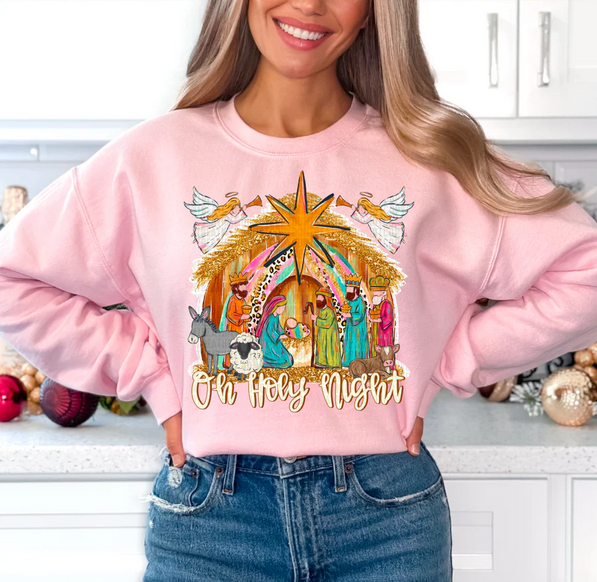 Oh Holy Night (Colorful)