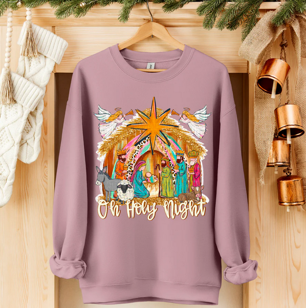 Oh Holy Night (Colorful)