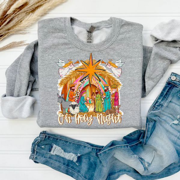 Oh Holy Night (Colorful)