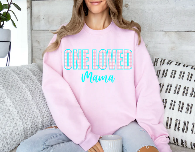 One Loved Mama (Pink & Teal)