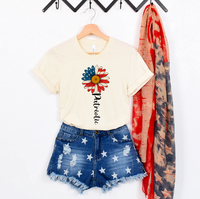 Patriotic Sunflowers (Stem Design)