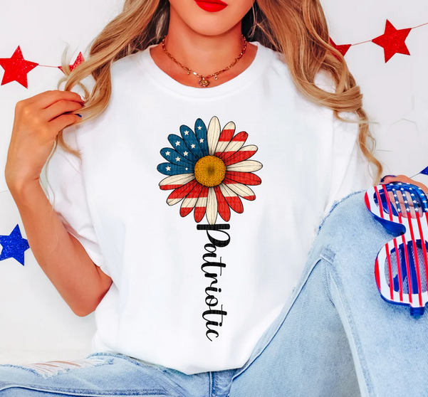 Patriotic Sunflowers (Stem Design)