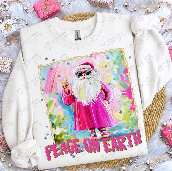 Peace On Earth Cool Santa