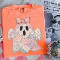 Pink Patchwork Ghost