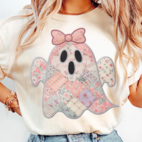 Pink Patchwork Ghost