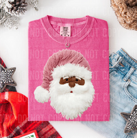 Pink Santa Yarn (Brown Face)