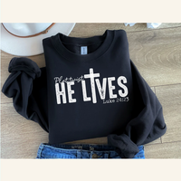 Plot Twist He Lives (Luke 24:23) (White)