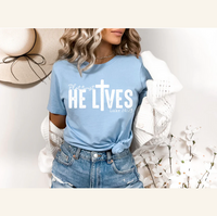 Plot Twist He Lives (Luke 24:23) (White)