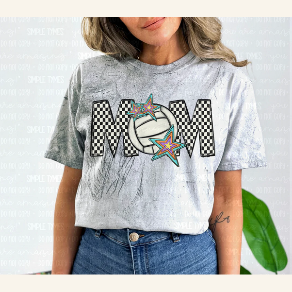 Pop Star Sports Mom Volleyball