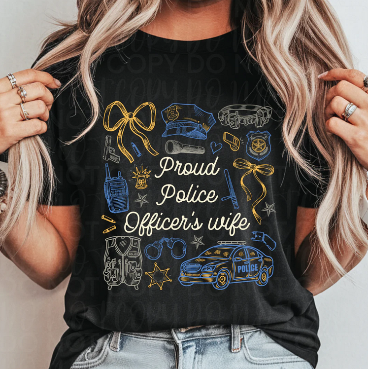 Proud Police Officer Family