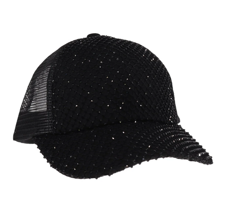 Rhinestone Adorned C.C. Ball Cap