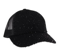 Rhinestone Adorned C.C. Ball Cap
