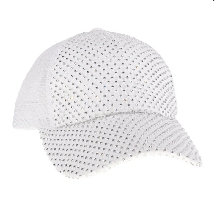 Rhinestone Adorned C.C. Ball Cap