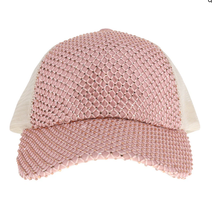 Rhinestone Adorned C.C. Ball Cap