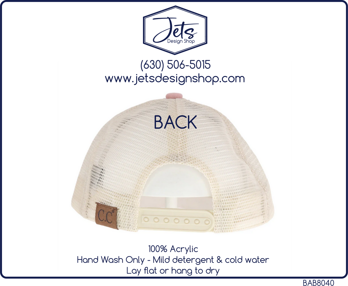 Rhinestone Adorned C.C. Ball Cap