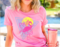 Flamingo (Full Front or Left Chest)