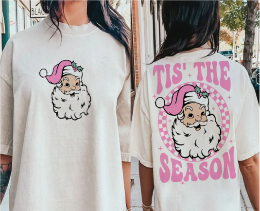 Tis the Season Santa (Pink - Set)