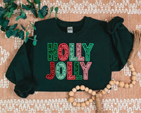 Holly Jolly (Faux Embroidery)