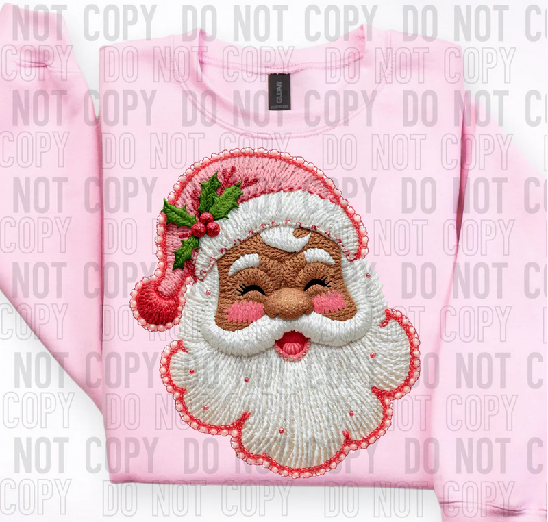 Santa's Pink Faux Yarn