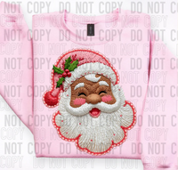 Santa's Pink Faux Yarn