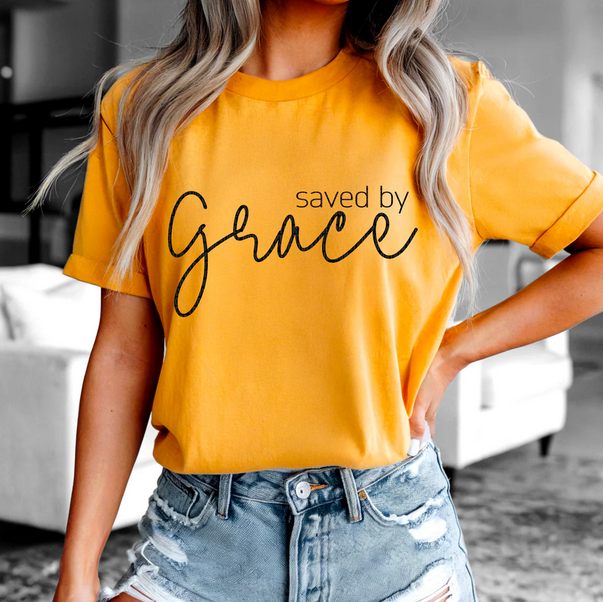 Saved By Grace (Black)