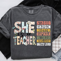 She is a Teacher