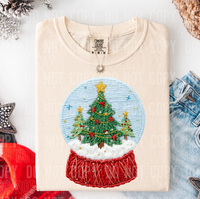 Snow Globe Faux Yarn