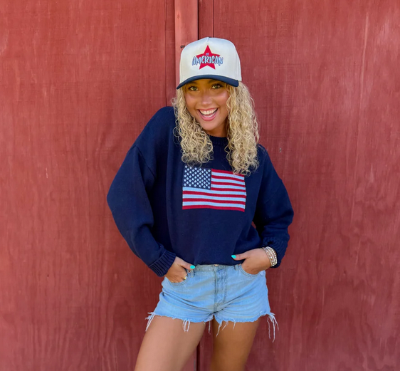 So American C.C. Embroidered Trucker Hat