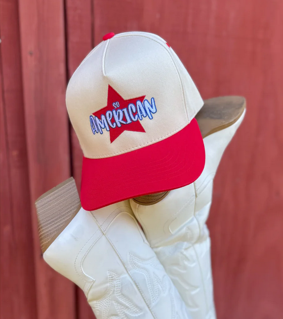 So American C.C. Embroidered Trucker Hat
