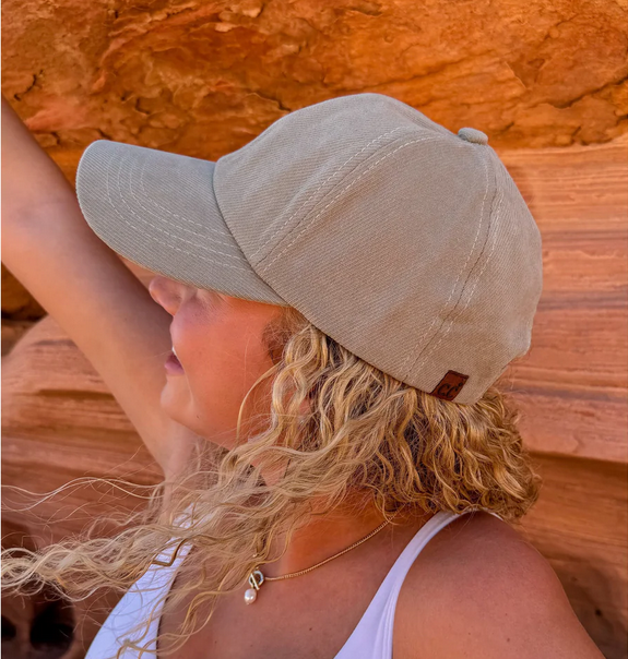 Soft Brushed Twill C.C. Baseball Cap