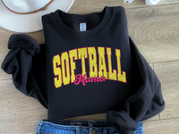 Softball Mama (Yellow/Pink)