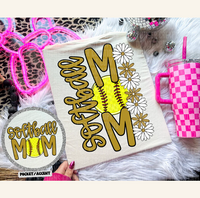 Softball Mom (Daisies)