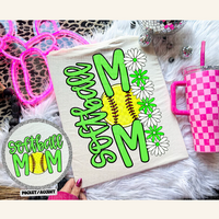 Softball Mom (Daisies)