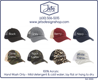 Solid Cotton Brushed C.C. Trucker Ball Cap