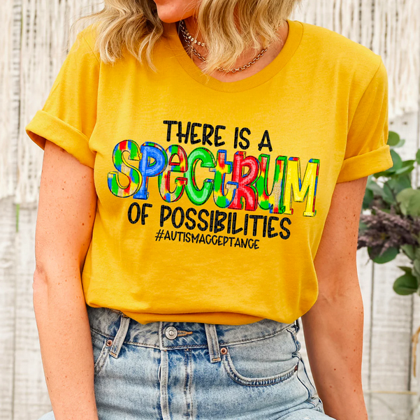 Spectrum of Possibilities with Hashtag (Black)