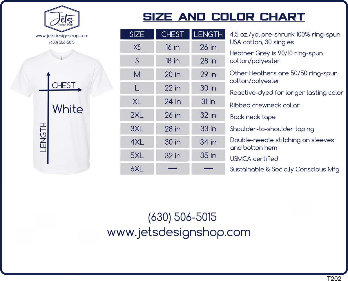 Cheer Mom (White & Navy)