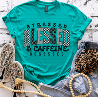 Stressed Blessed Caffeine (Black)