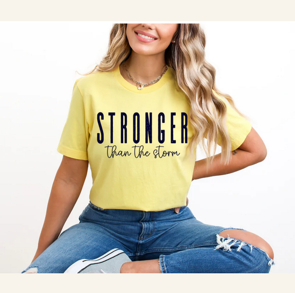 Stronger Than The Storm (Navy)