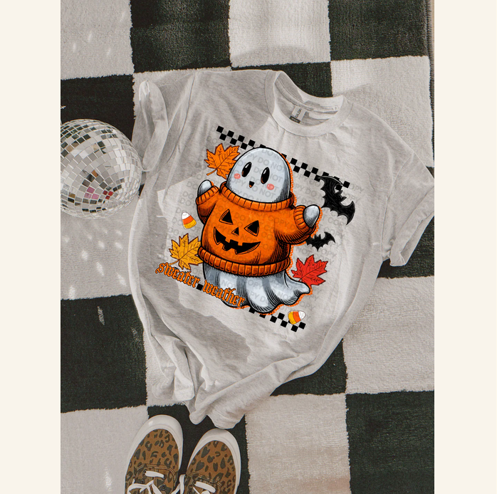 Sweater Weather (Ghost/Orange Sweater)