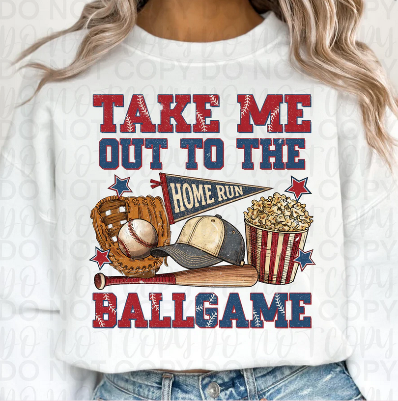 Take Me Out to the Ball Game (Red/Blue)