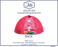 Tropical Print Criss-Cross High Pony C.C. Ball Cap