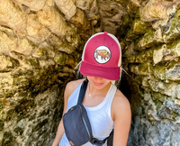 Unisex Embroidered Bull Patch C.C. Trucker Ball Cap